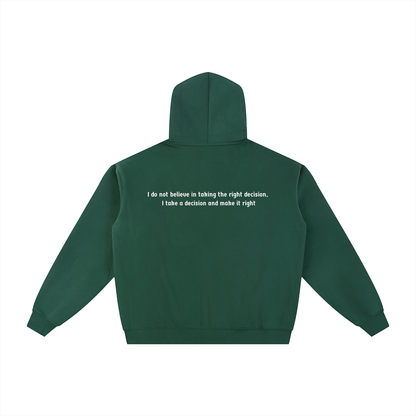 EDEN GREEN DOUBLE ZIP JACKET