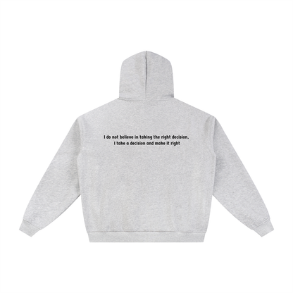 FLOWER GREY DOUBLE ZIP JACKET