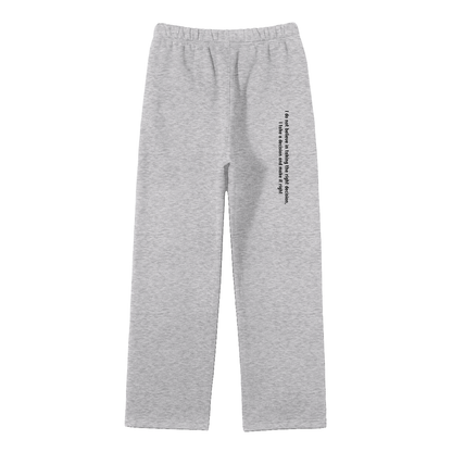 FLOWER GREY CORE SWEATPANTS