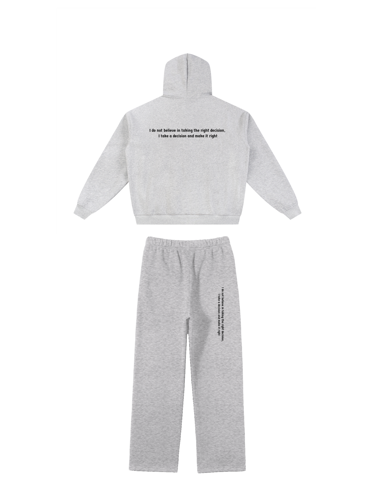 FLOWER GREY TRACKSUIT