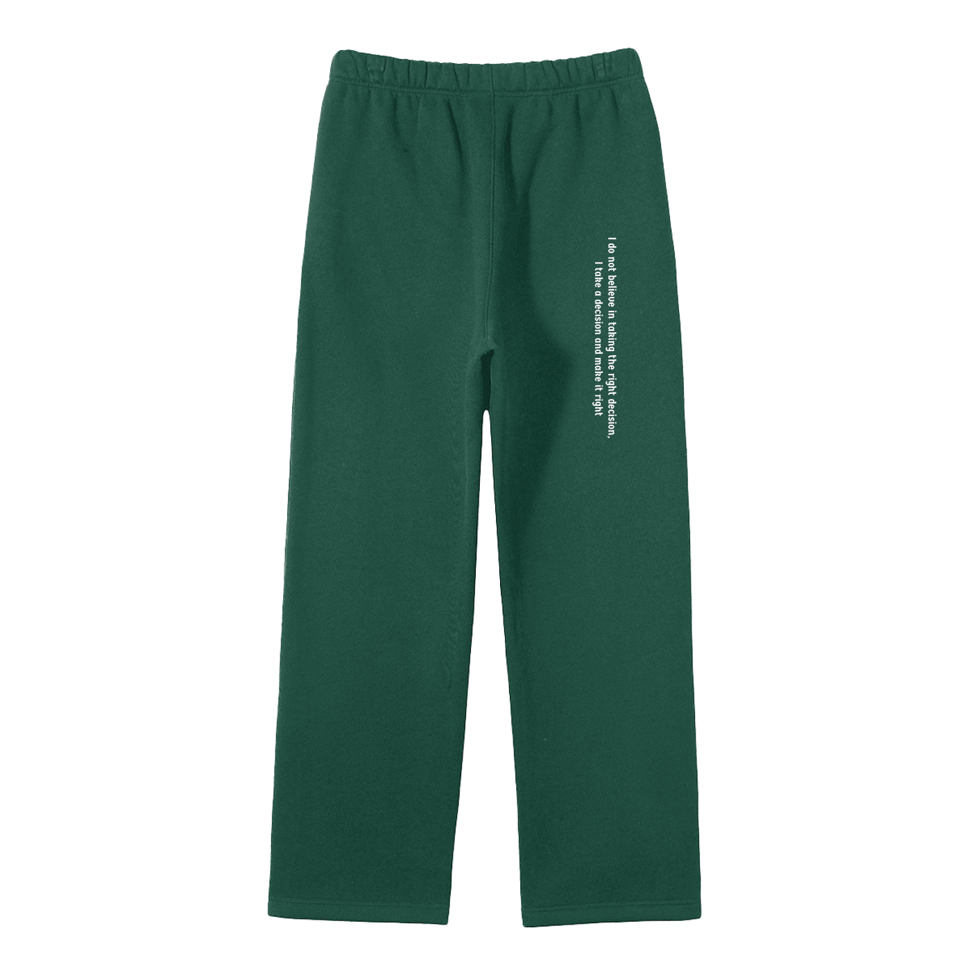 EDEN GREEN CORE SWEATPANTS