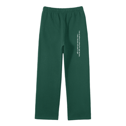EDEN GREEN CORE SWEATPANTS