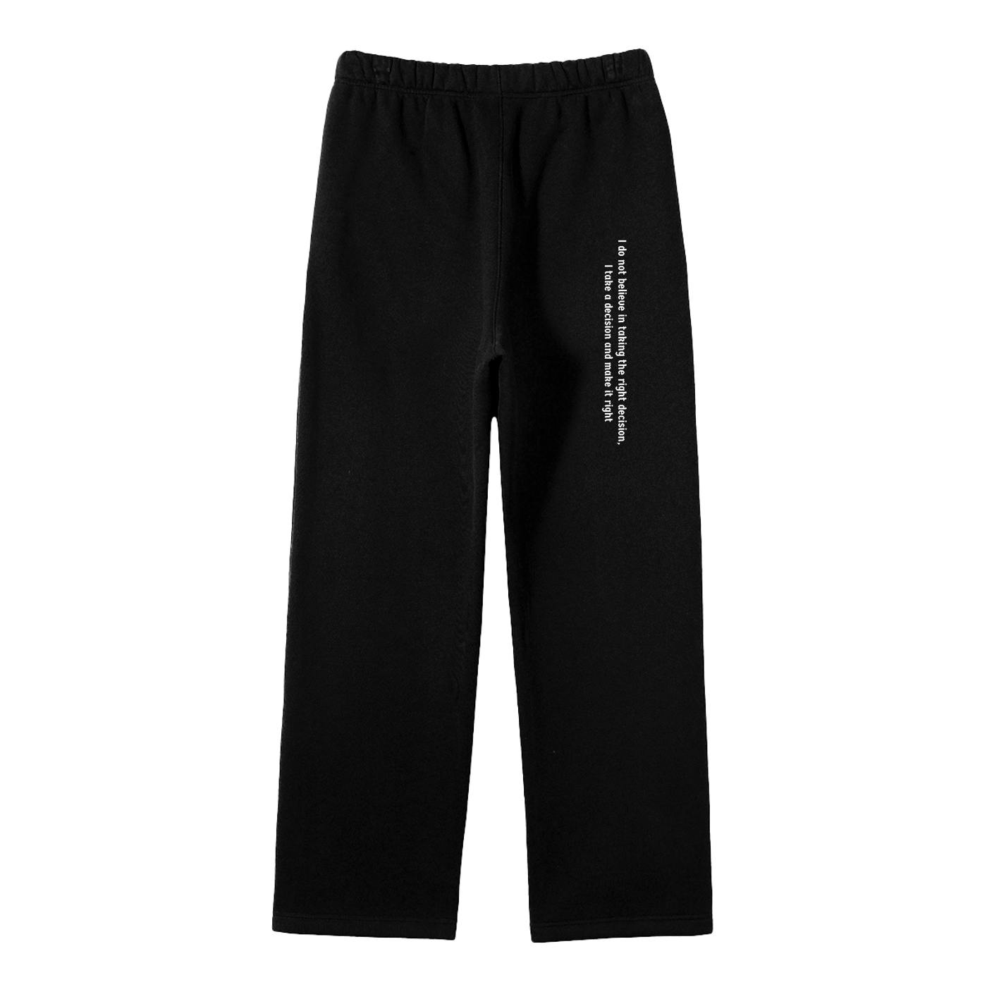 BLACK CORE SWEATPANTS