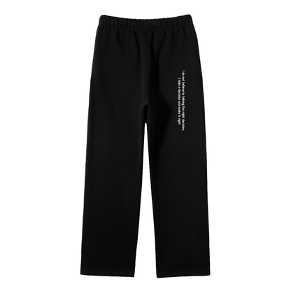 BLACK CORE SWEATPANTS